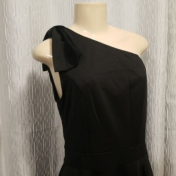 Jasambac Bow one shoulder A-line dress with pockets size Large - Picture 7 of 12
